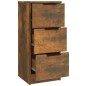 Credenze 3 pz Rovere Fumo in Legno Multistrato Credenze 3 pz Rovere Fumo in Legno Multistrato