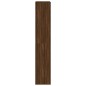 Scarpiera Rovere Marrone 54x34x183 cm in Legno Multistrato