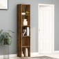 vidaXL Libreria Rovere Fumo 40x30x189 cm in Legno Multistrato vidaXL Libreria Rovere Fumo 40x30x189 cm in Legno Multistrato