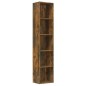 vidaXL Libreria Rovere Fumo 40x30x189 cm in Legno Multistrato vidaXL Libreria Rovere Fumo 40x30x189 cm in Legno Multistrato