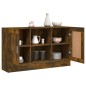Credenza Rovere Fumo 120x30,5x70 cm in Legno Multistrato Credenza Rovere Fumo 120x30,5x70 cm in Legno Multistrato