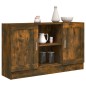 Credenza Rovere Fumo 120x30,5x70 cm in Legno Multistrato Credenza Rovere Fumo 120x30,5x70 cm in Legno Multistrato
