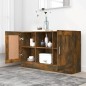 Credenza Rovere Fumo 120x30,5x70 cm in Legno Multistrato Credenza Rovere Fumo 120x30,5x70 cm in Legno Multistrato