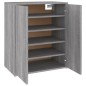 Scarpiera Grigio Sonoma 60x35x70 cm in Legno Multistrato Scarpiera Grigio Sonoma 60x35x70 cm in Legno Multistrato