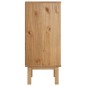 Cassettiera OTTA Marrone e Grigio 46x39,5x90cm in Legno di Pino Cassettiera OTTA Marrone e Grigio 46x39,5x90cm in Legno di Pino