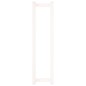 Portasciugamani Bianco 23x18x90 cm in Legno Massello di Pino Portasciugamani Bianco 23x18x90 cm in Legno Massello di Pino