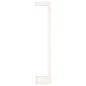 Portasciugamani Bianco 23x18x90 cm in Legno Massello di Pino Portasciugamani Bianco 23x18x90 cm in Legno Massello di Pino