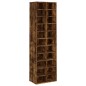 Scarpiera Rovere Fumo 54x34x183 cm in Legno Multistrato