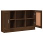 Credenza Rovere Marrone 120x30,5x70 cm in Legno Multistrato Credenza Rovere Marrone 120x30,5x70 cm in Legno Multistrato