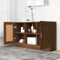 Credenza Rovere Marrone 120x30,5x70 cm in Legno Multistrato Credenza Rovere Marrone 120x30,5x70 cm in Legno Multistrato