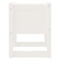 Fioriera Bianca 40x40x52,5 cm in Legno Massello di Pino Fioriera Bianca 40x40x52,5 cm in Legno Massello di Pino