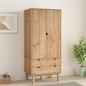 Armadio OTTA 76,5x53x172 cm in Legno Massello di Pino Armadio OTTA 76,5x53x172 cm in Legno Massello di Pino