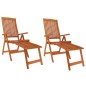 vidaXL Set da Pranzo per Giardino 7 pz in Legno Massello di Eucalipto vidaXL Set da Pranzo per Giardino 7 pz in Legno Massello di Eucalipto