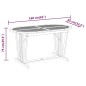 Set da Pranzo per Giardino 7 pz in Legno Massello di Eucalipto Set da Pranzo per Giardino 7 pz in Legno Massello di Eucalipto