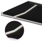 vidaXL Tenda da Sole Retrattile Manuale con LED 6x3,5 m Antracite vidaXL Tenda da Sole Retrattile Manuale con LED 6x3,5 m Antracite