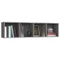 Libreria/Mobile TV Grigio Sonoma 143x30x36 cm Legno Multistrato Libreria/Mobile TV Grigio Sonoma 143x30x36 cm Legno Multistrato