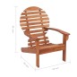 Sedia Adirondack in Legno Massello di Acacia Sedia Adirondack in Legno Massello di Acacia
