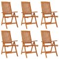vidaXL Set da Pranzo per Giardino 7 pz in Legno Massello di Eucalipto vidaXL Set da Pranzo per Giardino 7 pz in Legno Massello di Eucalipto