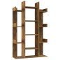Libreria Rovere Fumo 86x25,5x140 cm in Legno Multistrato Libreria Rovere Fumo 86x25,5x140 cm in Legno Multistrato