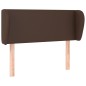 Testiera ad Orecchio Marrone 93x23x78/88 cm in Similpelle Testiera ad Orecchio Marrone 93x23x78/88 cm in Similpelle