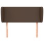 Testiera ad Orecchio Marrone 93x23x78/88 cm in Similpelle Testiera ad Orecchio Marrone 93x23x78/88 cm in Similpelle