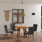 Set Mobili da Pranzo per Giardino 5 pz Grigio Set Mobili da Pranzo per Giardino 5 pz Grigio