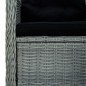 Set Mobili da Pranzo per Giardino 3 pz Grigio Chiaro Set Mobili da Pranzo per Giardino 3 pz Grigio Chiaro