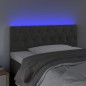 Testiera a LED Grigio Scuro 100x7x78/88 cm in Velluto Testiera a LED Grigio Scuro 100x7x78/88 cm in Velluto