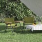 Sedie da Campeggio 2 pz Verdi 54x43x59 cm Tessuto Oxford Sedie da Campeggio 2 pz Verdi 54x43x59 cm Tessuto Oxford