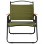 Sedie da Campeggio 2 pz Verdi 54x43x59 cm Tessuto Oxford Sedie da Campeggio 2 pz Verdi 54x43x59 cm Tessuto Oxford
