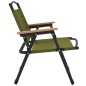 Sedie da Campeggio 2 pz Verdi 54x43x59 cm Tessuto Oxford Sedie da Campeggio 2 pz Verdi 54x43x59 cm Tessuto Oxford