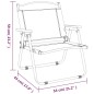 Sedie da Campeggio 2 pz Verdi 54x43x59 cm Tessuto Oxford Sedie da Campeggio 2 pz Verdi 54x43x59 cm Tessuto Oxford
