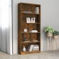 Libreria a 5 Ripiani Rovere Fumo 80x24x175 cm Legno Multistrato Libreria a 5 Ripiani Rovere Fumo 80x24x175 cm Legno Multistrato