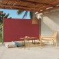 Tenda Laterale Retrattile per Patio 180x300 cm Rossa Tenda Laterale Retrattile per Patio 180x300 cm Rossa