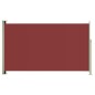 Tenda Laterale Retrattile per Patio 180x300 cm Rossa Tenda Laterale Retrattile per Patio 180x300 cm Rossa