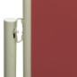 Tenda Laterale Retrattile per Patio 180x300 cm Rossa Tenda Laterale Retrattile per Patio 180x300 cm Rossa