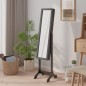 Specchio Autoportante Nero 34x37x146 cm Specchio Autoportante Nero 34x37x146 cm