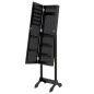 Specchio Autoportante Nero 34x37x146 cm Specchio Autoportante Nero 34x37x146 cm