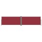 Tenda da Sole Laterale Retrattile Rossa 140x600 cm Tenda da Sole Laterale Retrattile Rossa 140x600 cm