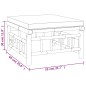 vidaXL Set Salotto da Giardino 5pz con Cuscini Bianco Crema in Bambù vidaXL Set Salotto da Giardino 5pz con Cuscini Bianco Crema in Bambù