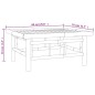vidaXL Set Salotto da Giardino 5pz con Cuscini Bianco Crema in Bambù vidaXL Set Salotto da Giardino 5pz con Cuscini Bianco Crema in Bambù
