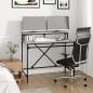 vidaXL Scrivania Grigio Sonoma 100x50x90 cm Legno Multistrato e Ferro
