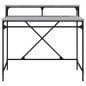 vidaXL Scrivania Grigio Sonoma 100x50x90 cm Legno Multistrato e Ferro