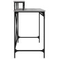 vidaXL Scrivania Grigio Sonoma 100x50x90 cm Legno Multistrato e Ferro