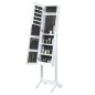 Specchio Autoportante Bianco 34x37x146 cm Specchio Autoportante Bianco 34x37x146 cm