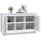 Credenza Bianca 102x35x60 cm in Legno Multistrato Credenza Bianca 102x35x60 cm in Legno Multistrato