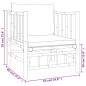 Set Salotto da Giardino 7pz con Cuscini Bianco Crema in Bambù Set Salotto da Giardino 7pz con Cuscini Bianco Crema in Bambù