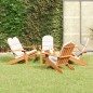 Set Salotto da Giardino Adirondack 5pz Legno Massello di Acacia Set Salotto da Giardino Adirondack 5pz Legno Massello di Acacia