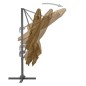 vidaXL Ombrellone a Sbalzo Palo in Alluminio 300x300cm Grigio Talpa vidaXL Ombrellone a Sbalzo Palo in Alluminio 300x300cm Grigio Talpa