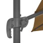 vidaXL Ombrellone a Sbalzo Palo in Alluminio 300x300cm Grigio Talpa vidaXL Ombrellone a Sbalzo Palo in Alluminio 300x300cm Grigio Talpa